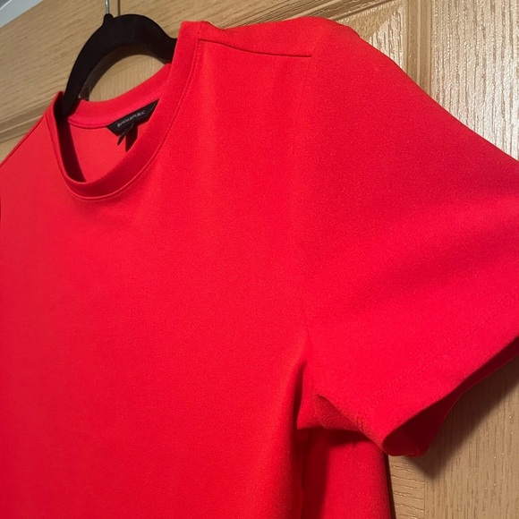 Banana Republic Red Short Sleeve Peplum Top - Picture 3 of 10